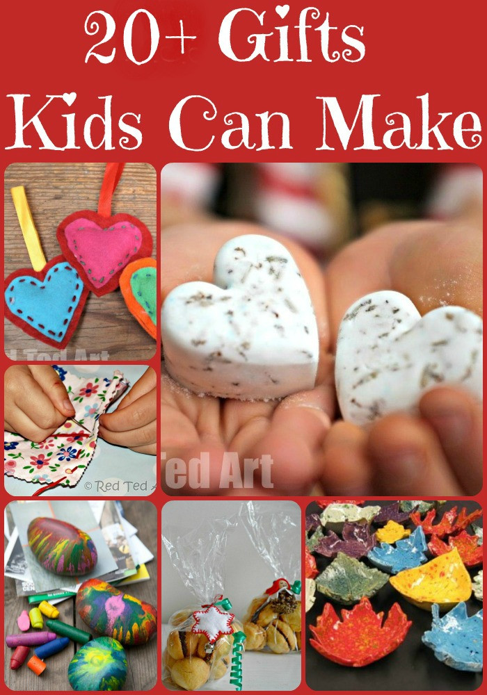 Handmade Gifts From Toddlers
 Christmas Gifts Kids Can Make Red Ted Art Make