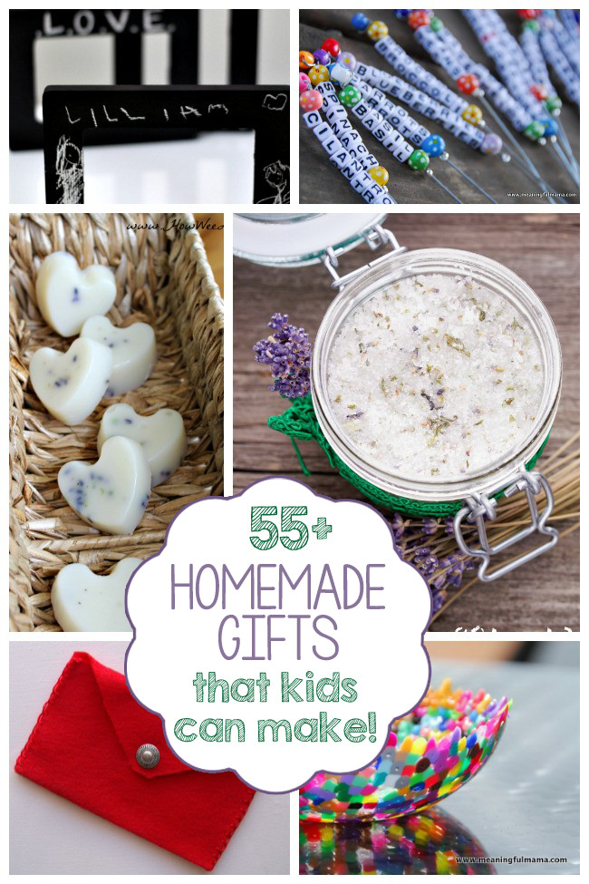 Handmade Gifts From Toddlers
 55 Homemade Gifts Kids Can Make