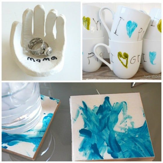 Handmade Gifts From Toddlers
 40 Gifts Kids Can Make that Grown Ups will Really Use