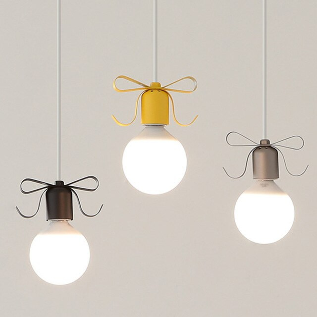 Hanging Lights For Kids Room
 Modern Simple Colorful Metal Ceiling Lamp Fixture Hanging