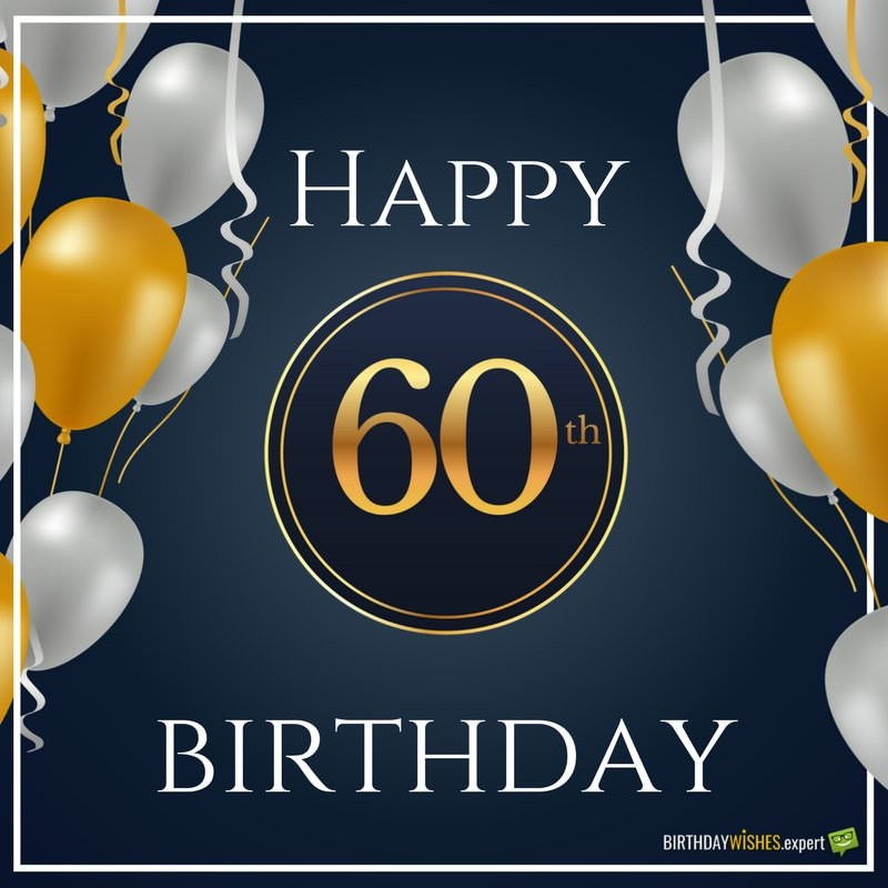 Happy 60th Birthday Cards
 Not Old Classic