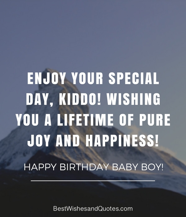 Happy Baby Quote
 Happy Birthday Baby Boy 33 Emotional Quotes that Say it All