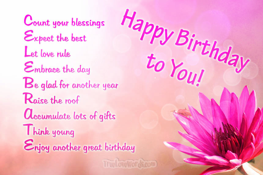 Happy Birthday Blessing Wishes
 65 Awesome Happy Birthday Wishes For Friends True Love Words