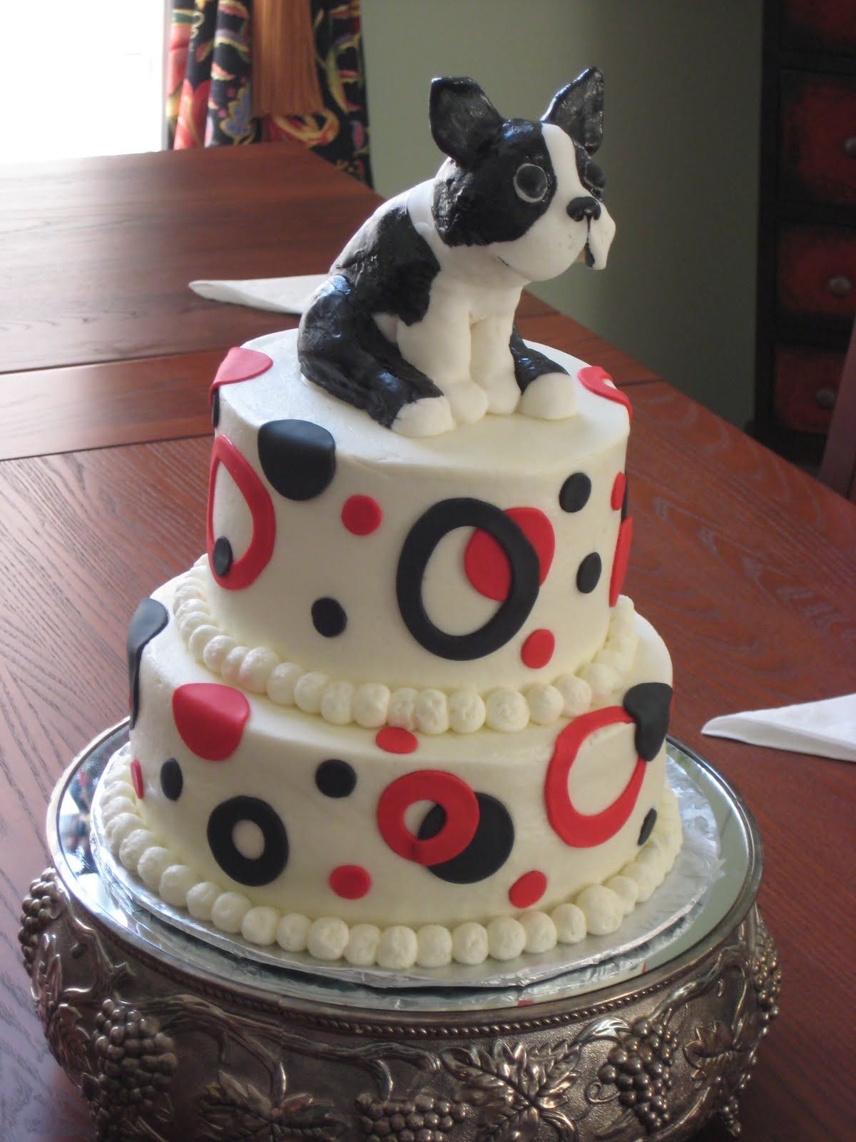 Happy Birthday Cake Pic
 f THe lOvE oF CakE Brothers Boston Terrier Birthday Cake
