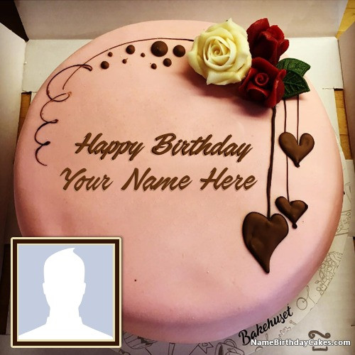 Happy Birthday Cake With Name Edit
 Birthday Cakes For Friend With Name And Top HBD