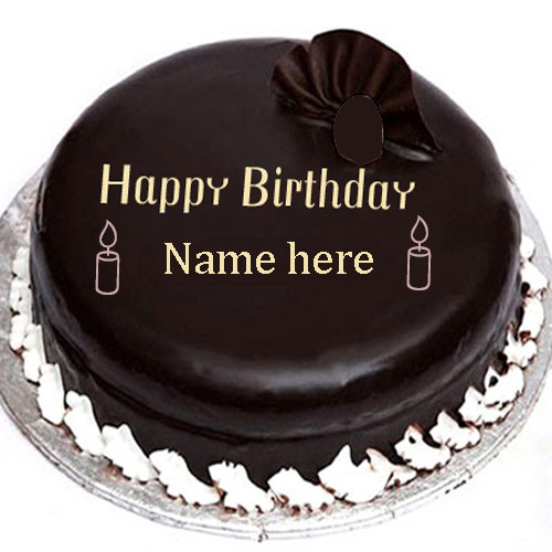 Happy Birthday Cake With Name Edit
 Happy birthday chocolate cake with name edit online