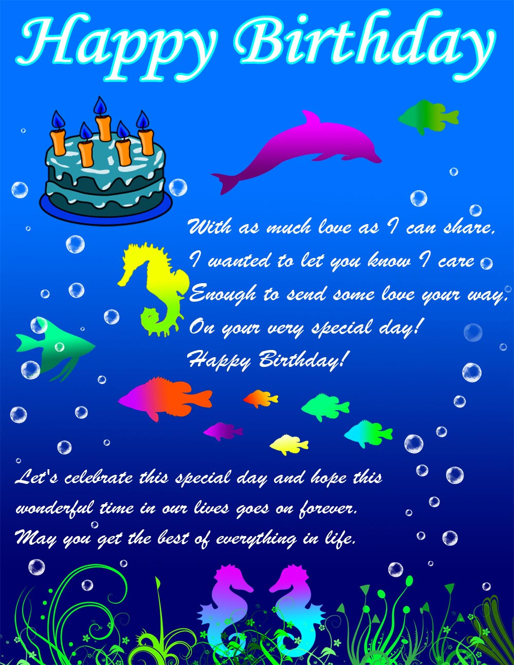 Happy Birthday Card
 Example Greeting Card Happy Birthday google of genius