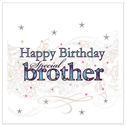 Happy Birthday Cards For Brother
 happy birthday brother or sister card by 2by2 creative