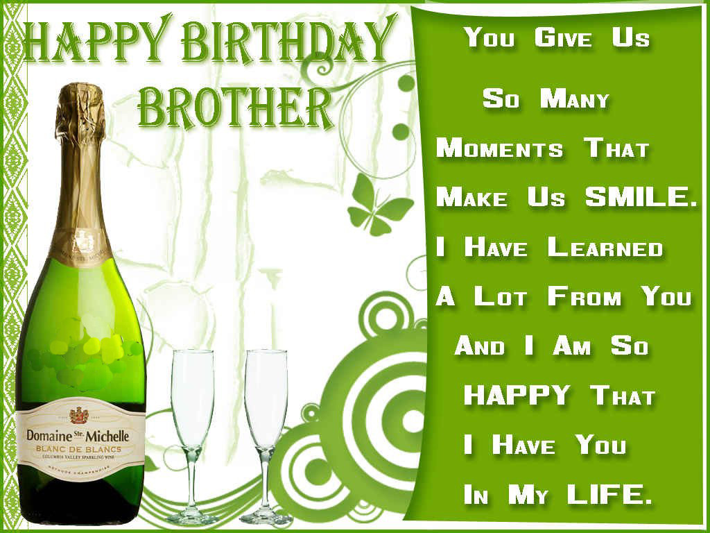 Happy Birthday Cards For Brother
 Happy birthday brother wishes HD images pictures photos