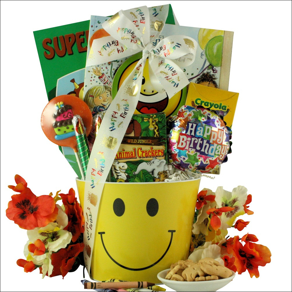 Happy Birthday Gift Baskets
 Happy Birthday Smiles Kid s Birthday Gift Basket Ages 3