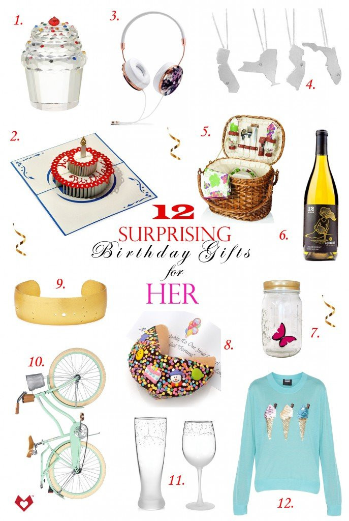 Happy Birthday Gifts For Her
 12 Surprising Birthday Gifts for Her Lovepop