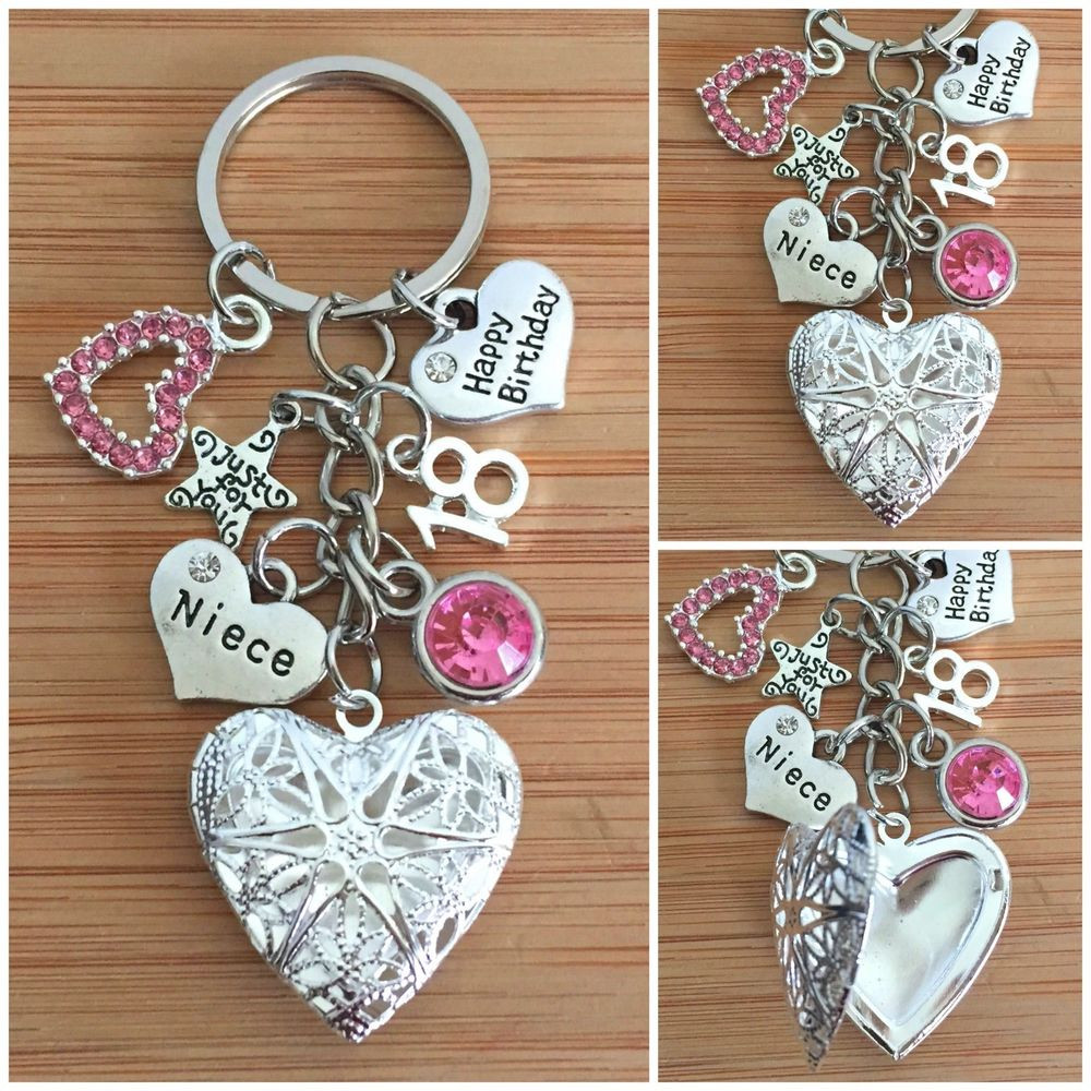 Happy Birthday Gifts For Her
 Personalised HAPPY BIRTHDAY Gifts Charm Keyring 13th 18th