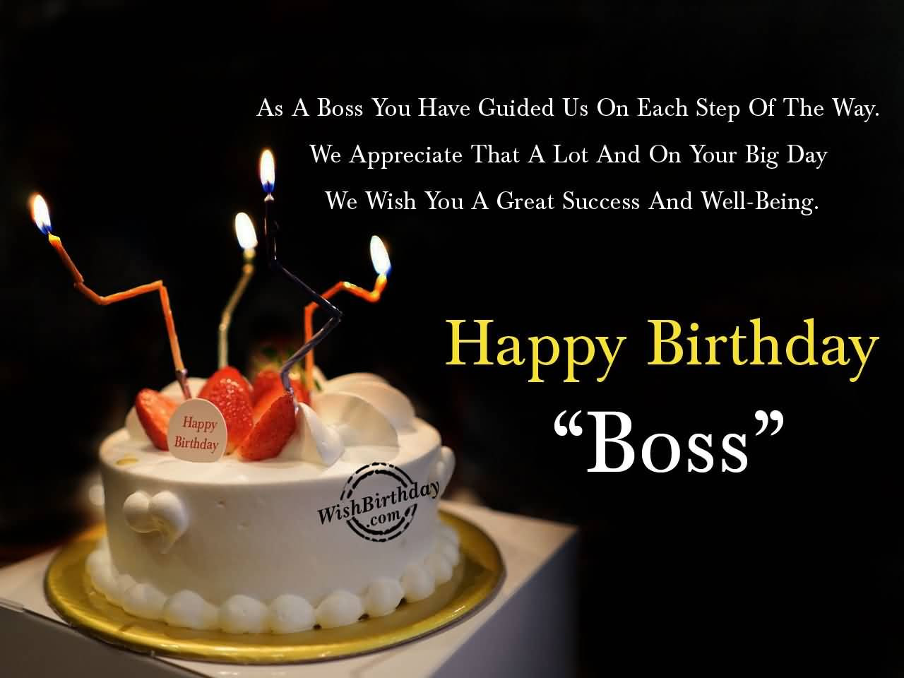 Happy Birthday Image Quotes
 32 Wonderful Boss Birthday Wishes Sayings Picture