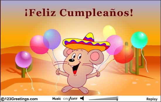 Happy Birthday In Spanish Quotes
 Funny Spanish Birthday Wishes pc