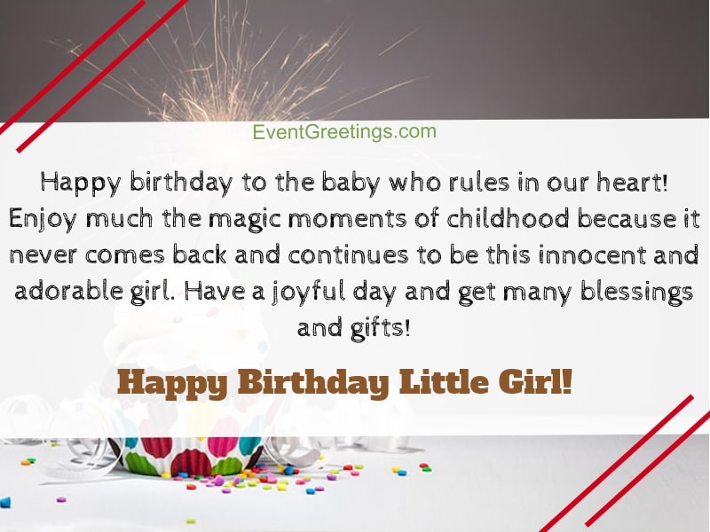 Happy Birthday Little Girl Quotes
 35 Cute Happy Birthday Little Girl Wishes To Make Her Special