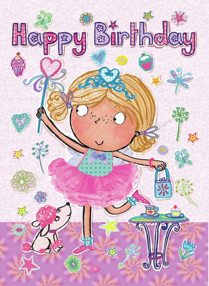 Happy Birthday Little Girl Quotes
 Heather Heyworth ballerina card