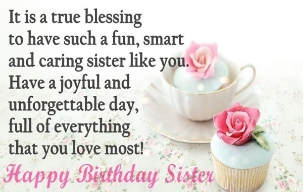 Happy Birthday Quotes For A Sister
 Birthday Quotes for Sister Cute Happy Birthday Sister Quotes