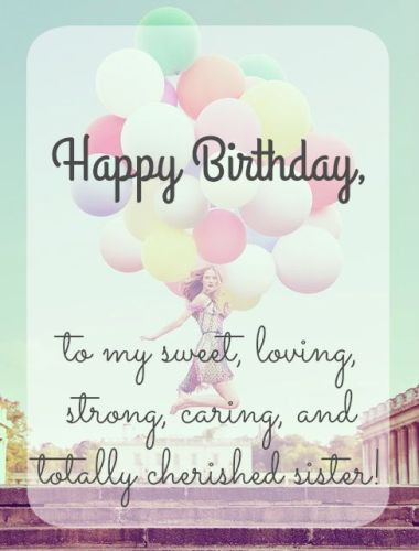 Happy Birthday Quotes For A Sister
 happy birthday to cousin sister wishes