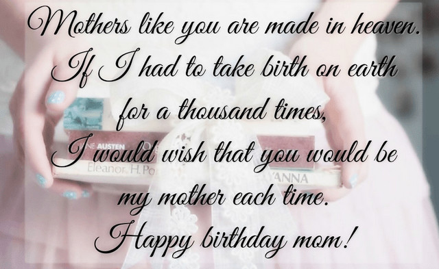 Happy Birthday Quotes For Daughter From Mom
 Heart Touching 107 Happy Birthday MOM Quotes from Daughter
