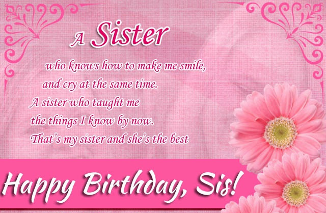 Happy Birthday Quotes To Sister
 Happy Birthday quotes for Sister ts images This Blog