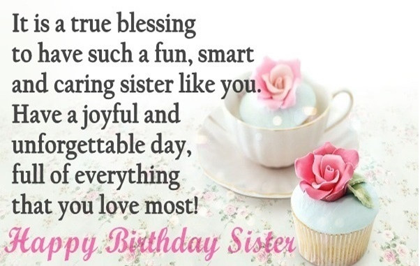 Happy Birthday Quotes To Sister
 Birthday Quotes for Sister Cute Happy Birthday Sister Quotes