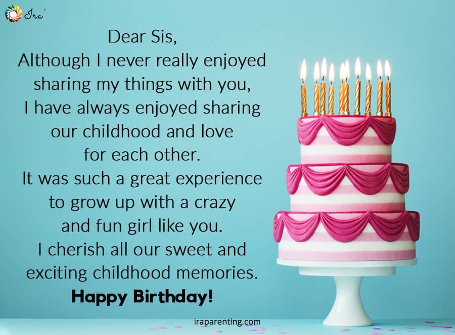 Happy Birthday Quotes To Sister
 Happy Birthday Sister Quotes Wishes