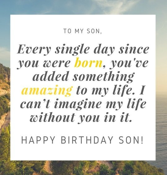 Happy Birthday To My First Born Son Quotes
 164 Greatest Happy Birthday Son Wishes BayArt