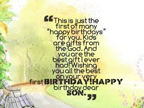 Happy Birthday To My First Born Son Quotes
 Happy Birthday To My First Born Son