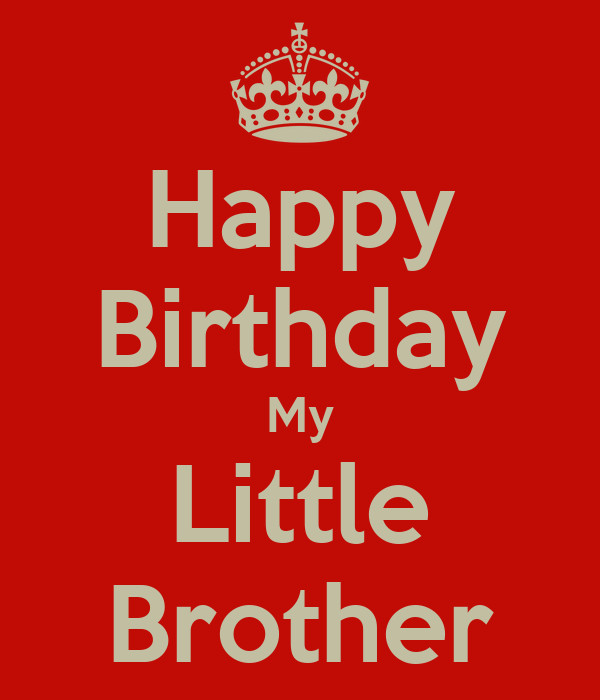 Happy Birthday To My Little Brother Funny Quotes
 Happy Birthday Brother Quotes QuotesGram