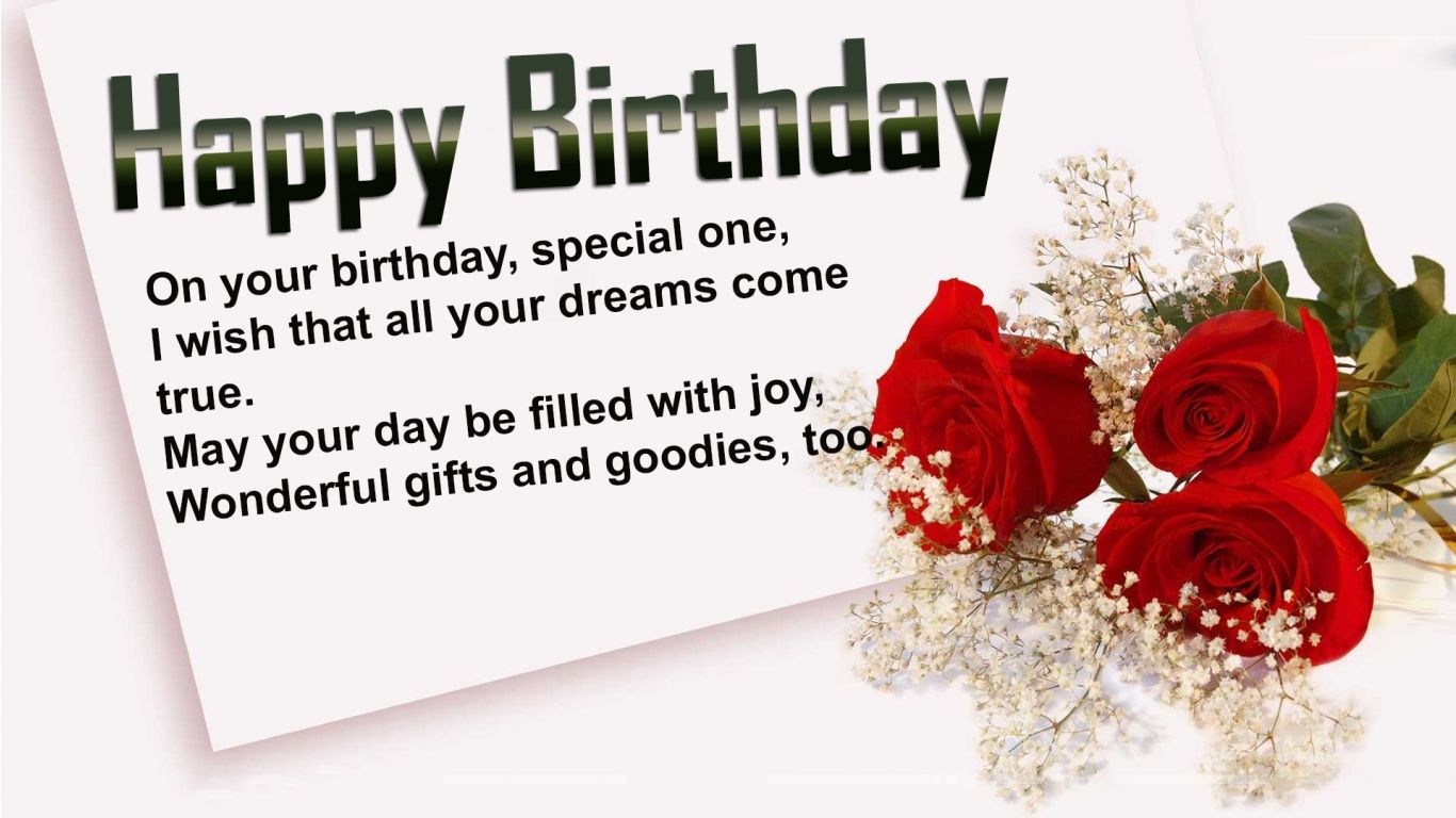 Happy Birthday To Someone Special Quotes
 Birthday wishes for someone special