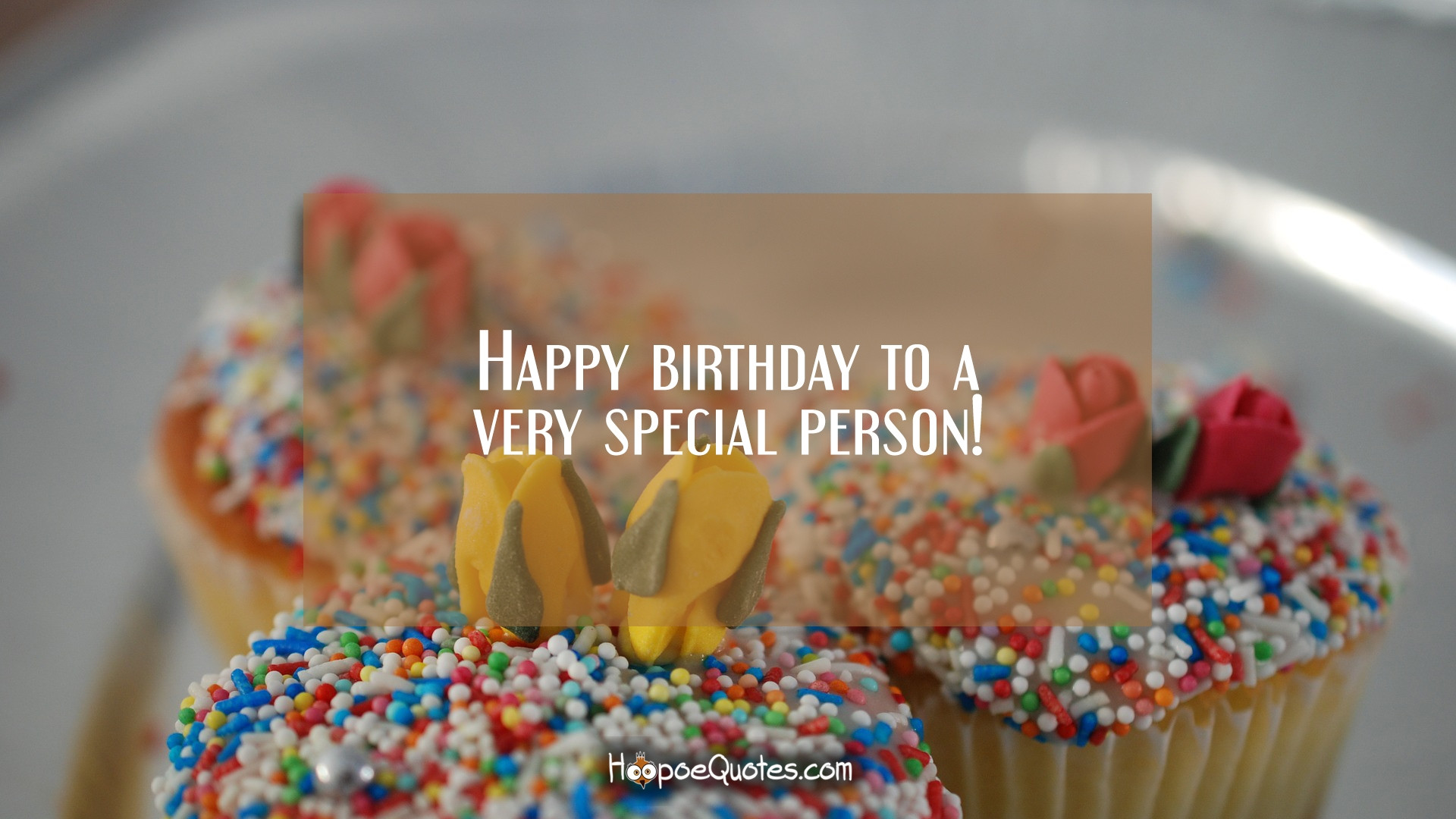 Happy Birthday To Someone Special Quotes
 Happy birthday to a very special person HoopoeQuotes