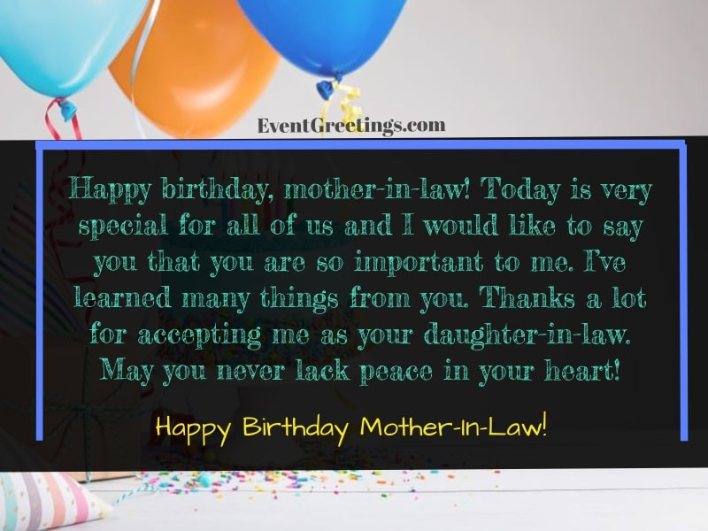 Happy Birthday Wishes For Mother In Law
 60 Awesome Happy Birthday Mother in Law Wishes With