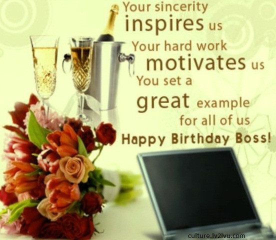 Happy Birthday Wishes To A Boss
 Happy Birthday Wishes For Boss Female Quotes QuotesGram