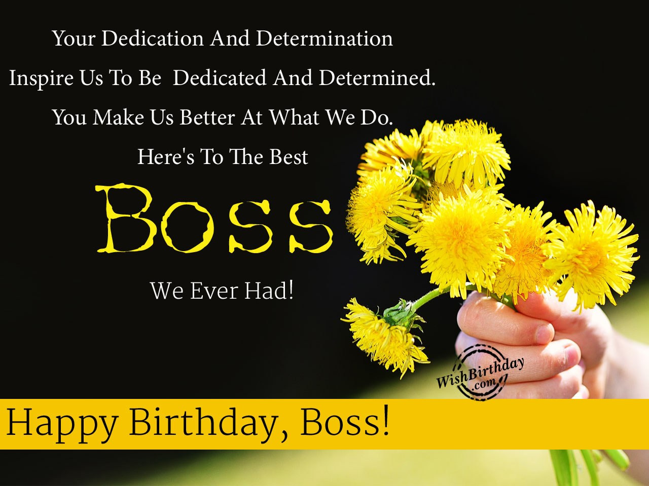 Happy Birthday Wishes To A Boss
 Birthday Wishes For Boss Birthday