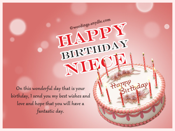 Happy Birthday Wishes To Niece
 Happy Birthday Wishes for Niece Niece Birthday Messages