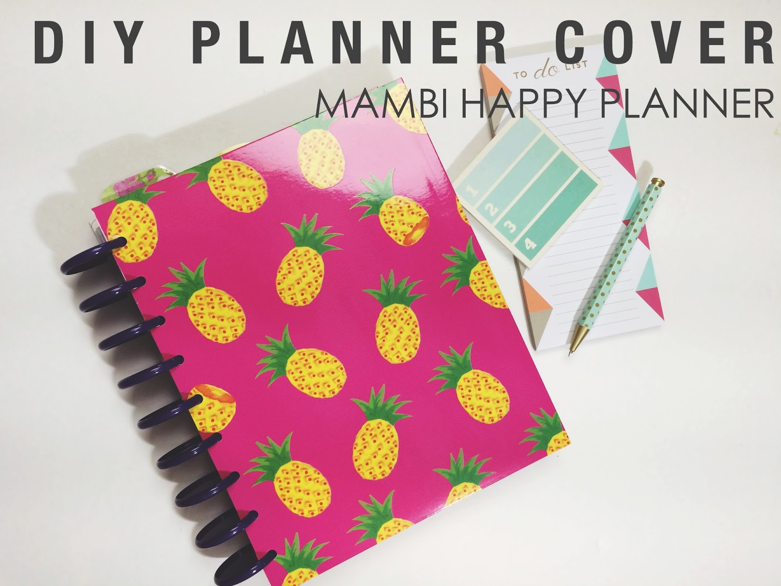 Happy Planner DIY
 five sixteenths blog Make it Monday DIY MAMBI Happy