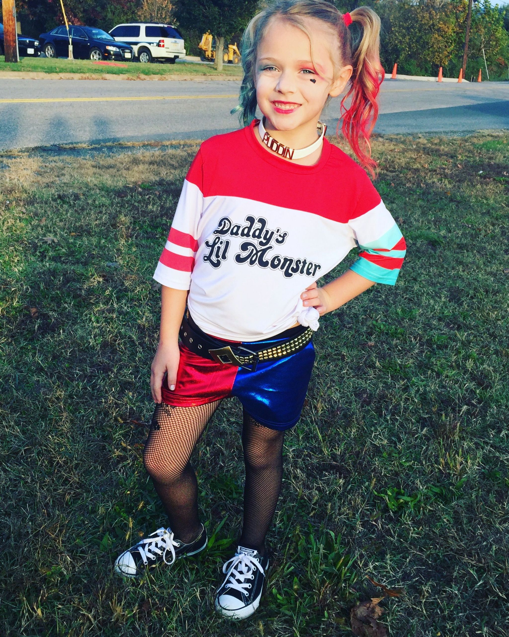 Harley Quinn Costume For Kids DIY
 Pin on Halloween
