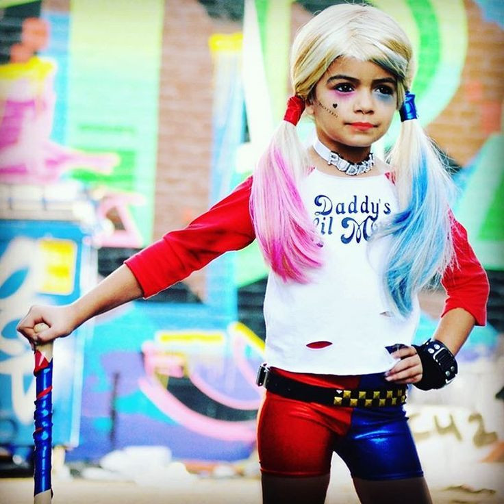 Harley Quinn Costume For Kids DIY
 Pin on Holiday HALLOWEEN