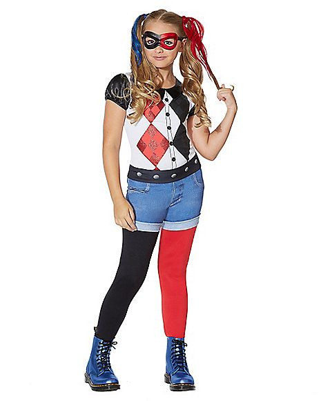 Harley Quinn Costume For Kids DIY
 Pin on Kids