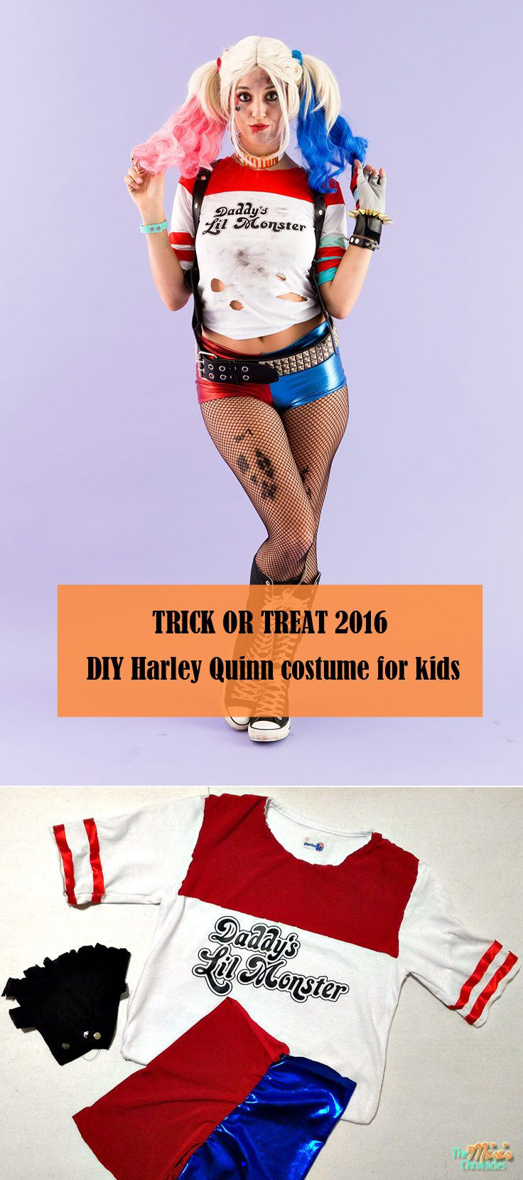 Harley Quinn Costume For Kids DIY
 Here s how to DIY a Harley Quinn costume for your kids
