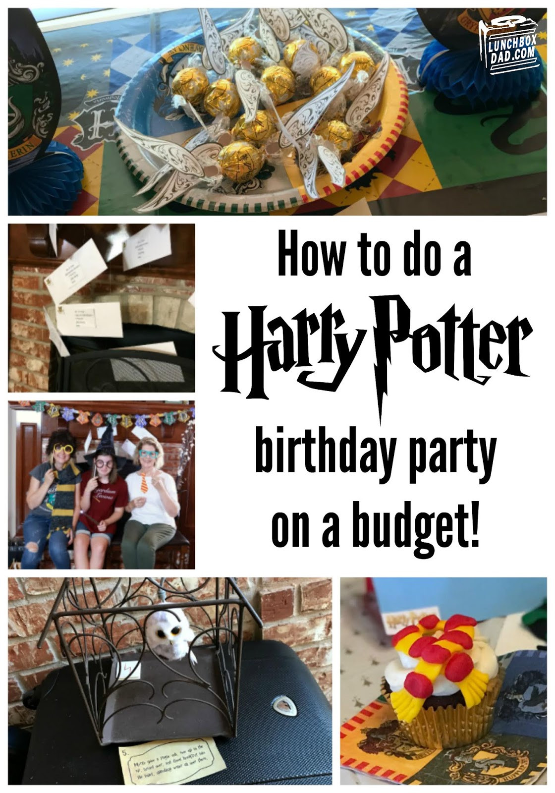 Harry Potter Birthday Party Ideas
 Lunchbox Dad Harry Potter Birthday Party Ideas on a Bud