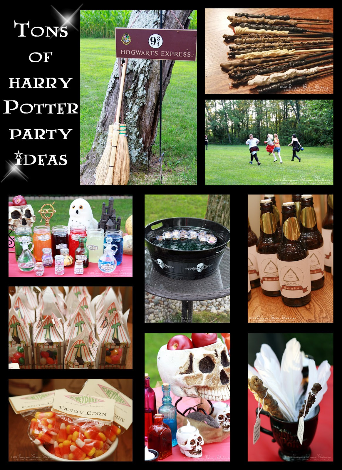 Harry Potter Birthday Party Ideas
 Sugar Bean Bakers The Epic Harry Potter Party Post 