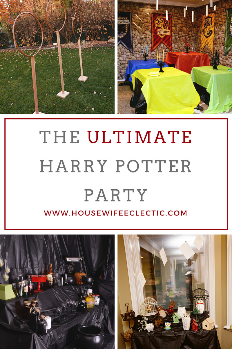 Harry Potter Birthday Party Ideas
 The ULTIMATE Harry Potter Party Housewife Eclectic
