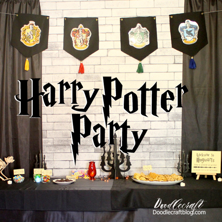 Harry Potter Halloween Party Ideas
 Doodlecraft Harry Potter Halloween Party