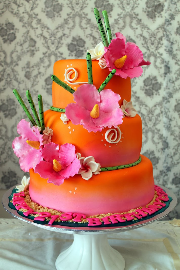 Hawaiian Birthday Cakes
 Delana s Cakes Hawaiian Cake
