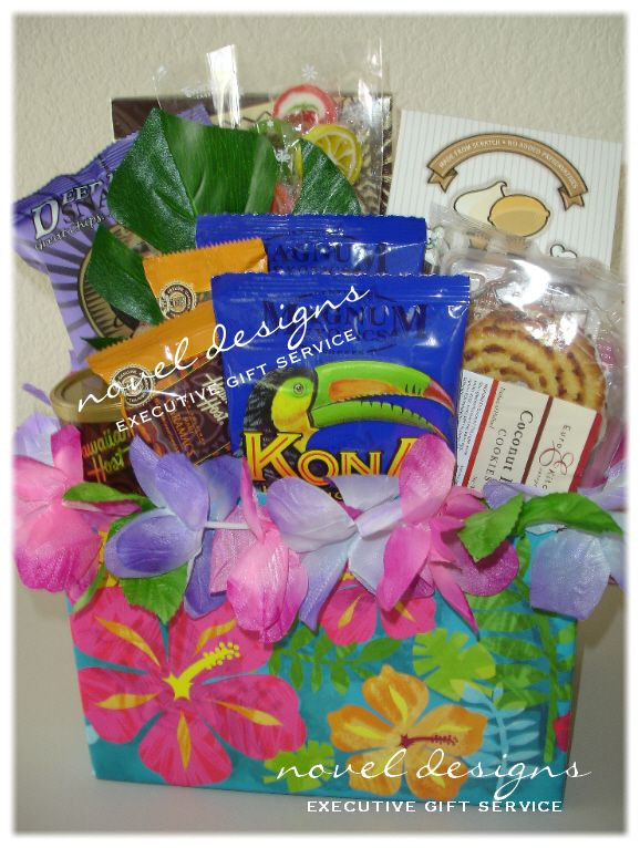 Hawaiian Gift Basket Ideas
 Taste of Hawaii Gift Basket Custom theme t baskets
