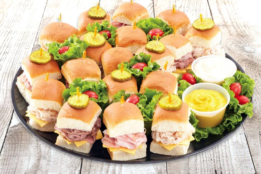 Hawaiian Rolls Turkey Sandwiches
 Deli Party Platters Strack & Van Til