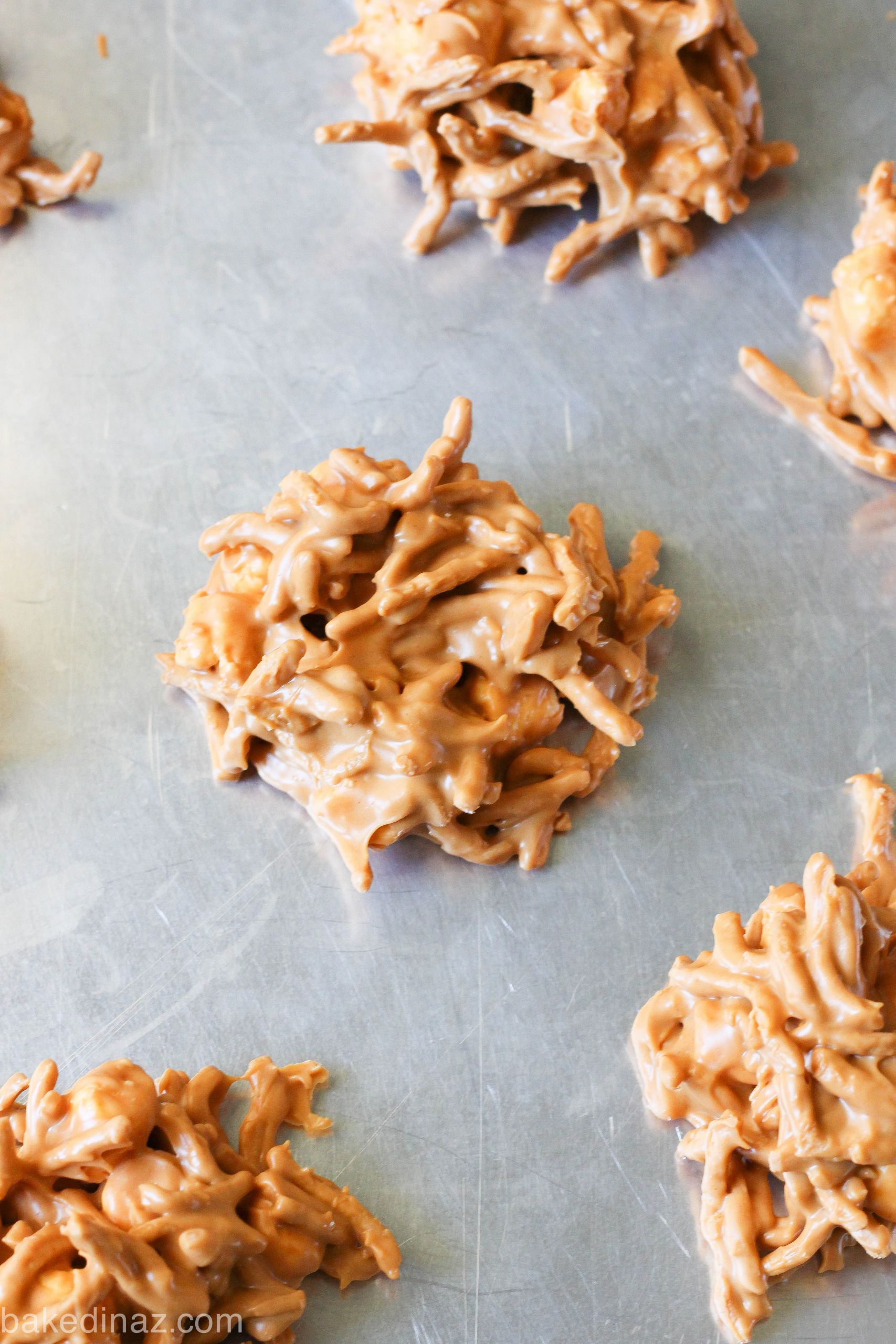 Hay Stack Dessert
 Butterscotch Haystacks No Bake