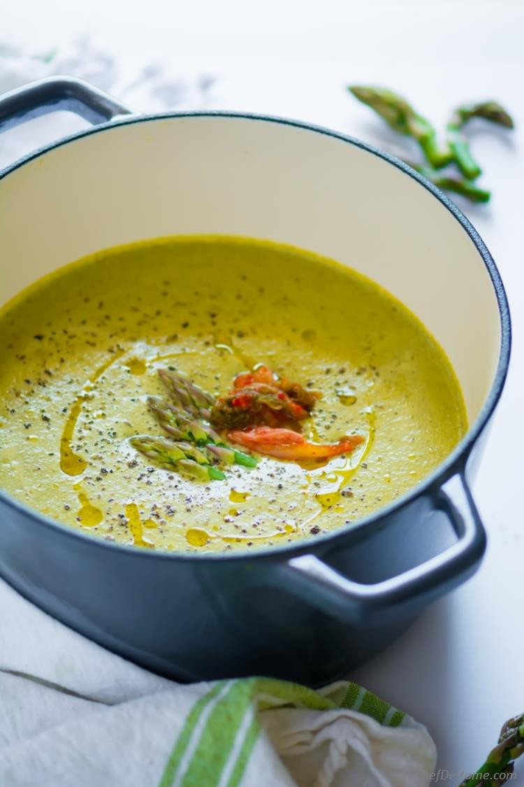 Healthy Asparagus Soup
 Vegan Asparagus Soup Recipe