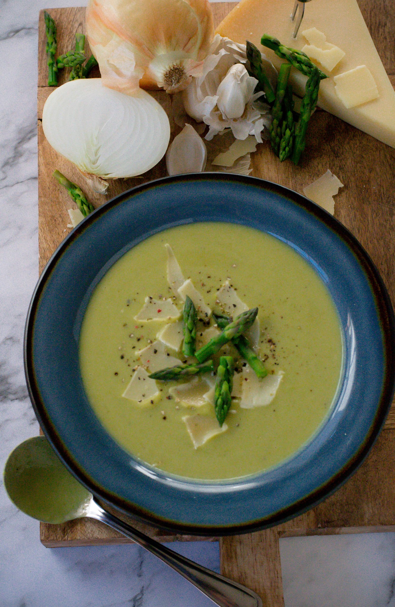 Healthy Asparagus Soup
 Creamy Asparagus Soup What the Forks for Dinner